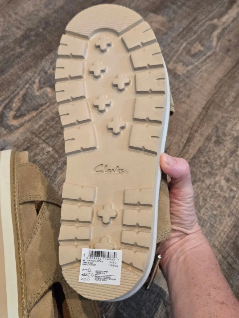 Clarks Women's Orianna Roam Dark Sand - Picture 9 of 10